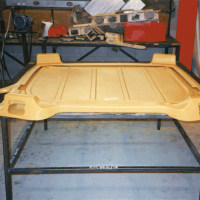 Tractor roof panel