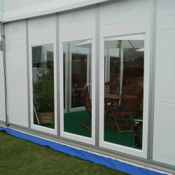61 - Marquee panels glazed & unglazed twin wall construction insulated